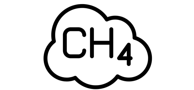 4.9 million metric tons of methane